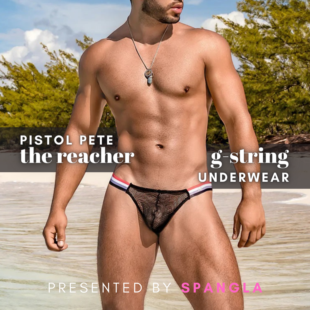 A Pistol Pete Mesh G-string Mens Underwear Suitable for Any Season