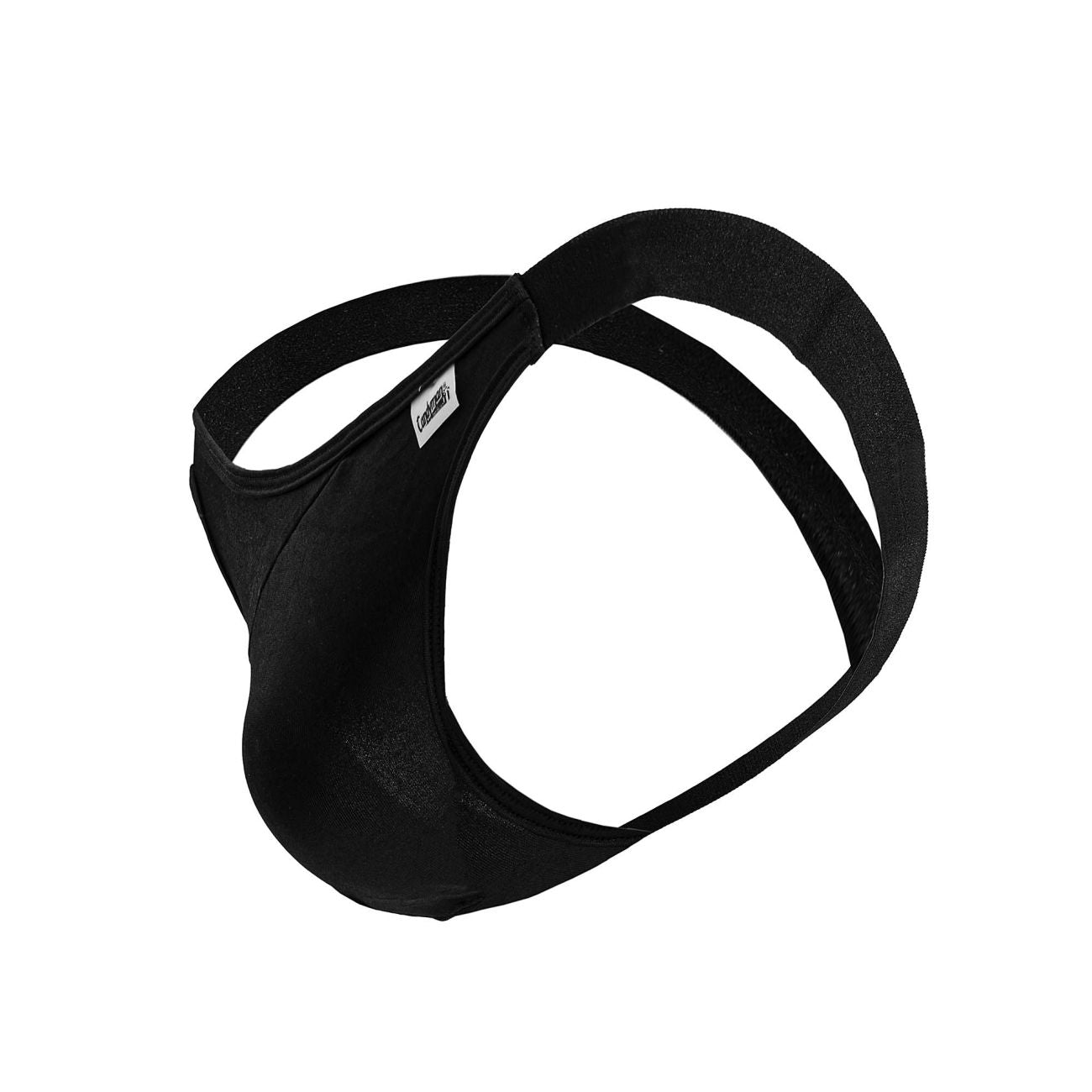 CandyMan 99848 Mens Deep V Back Bikini Thongs Black