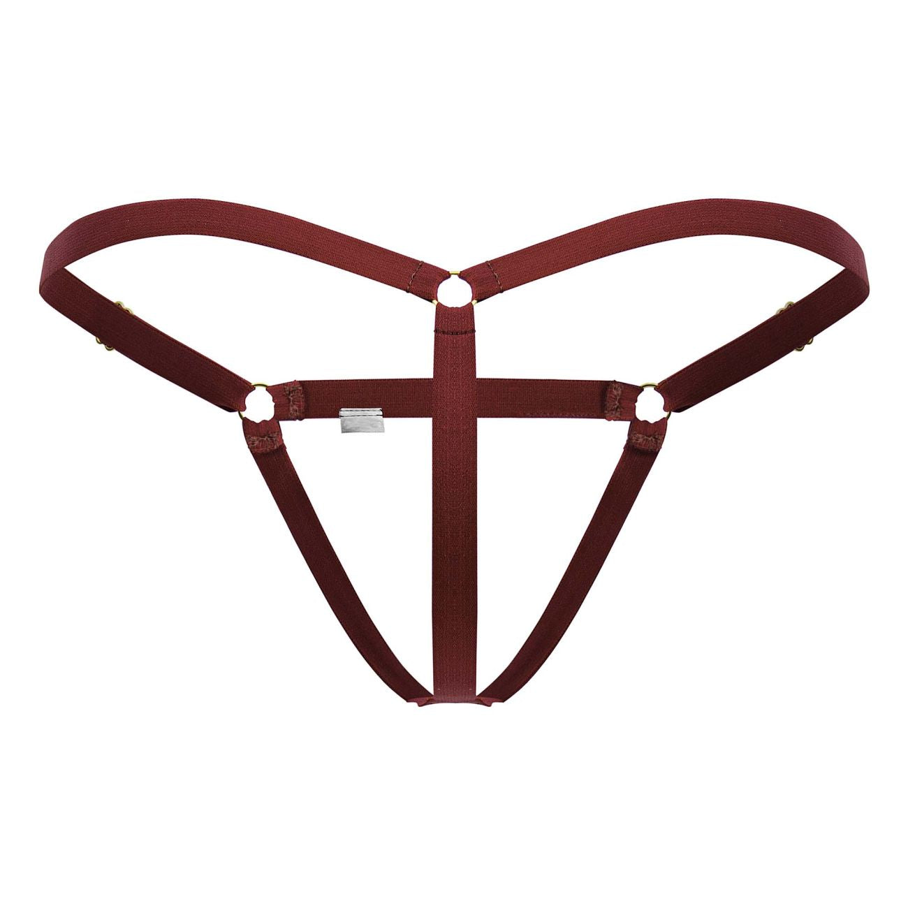 CandyMan 99852 Mens Strap Nudist Thongs Red