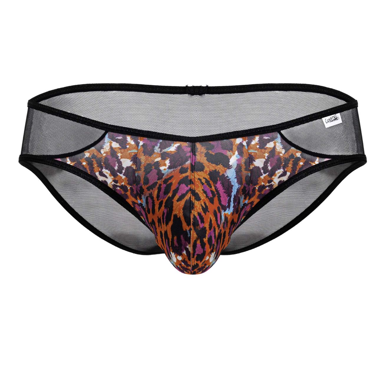 CandyMan 99879 Mens Vibrant Leopard Briefs Animal Print
