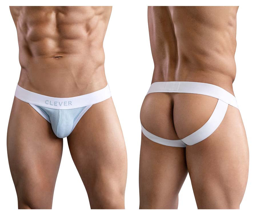 Clever 1734 Colors Mens Pastel Jockstrap Blue