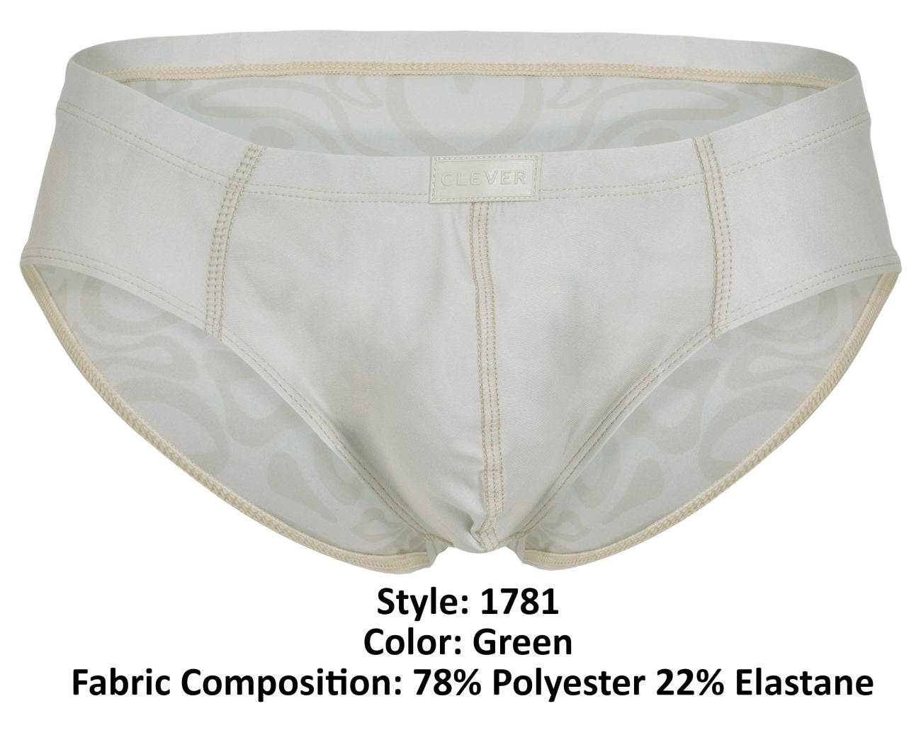 Clever 1781 Maya Mens Minimalist Look Briefs Beige