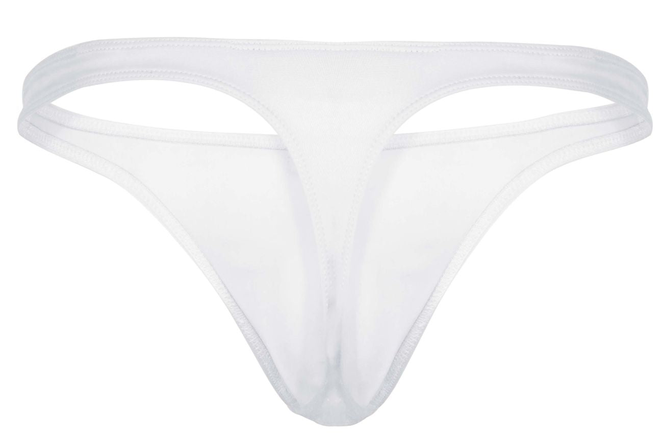 Clever 1830 Desirable Mens Barley There Thongs White