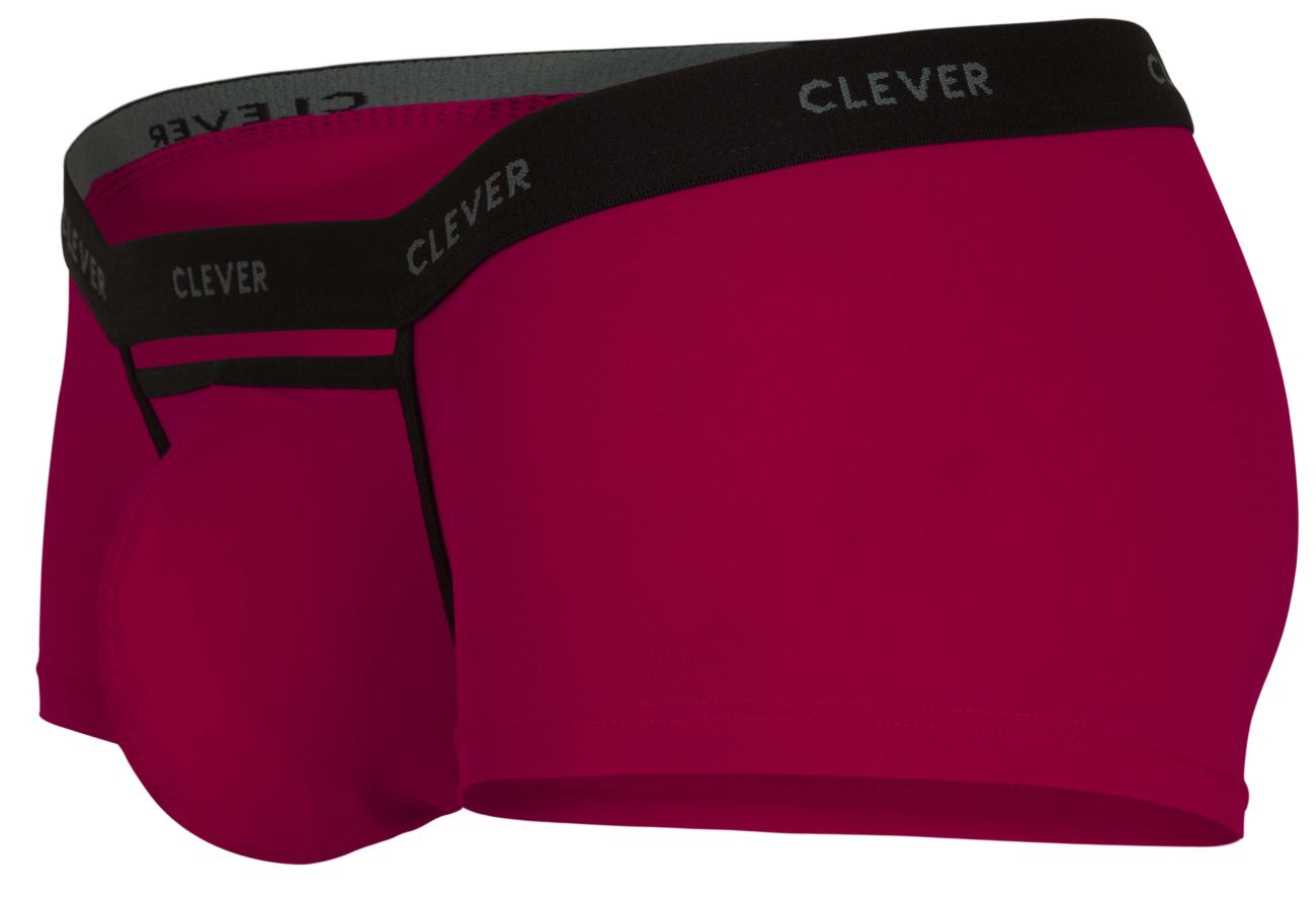 Clever 1866 Mens Tokio Cut Out Front Trunks Red