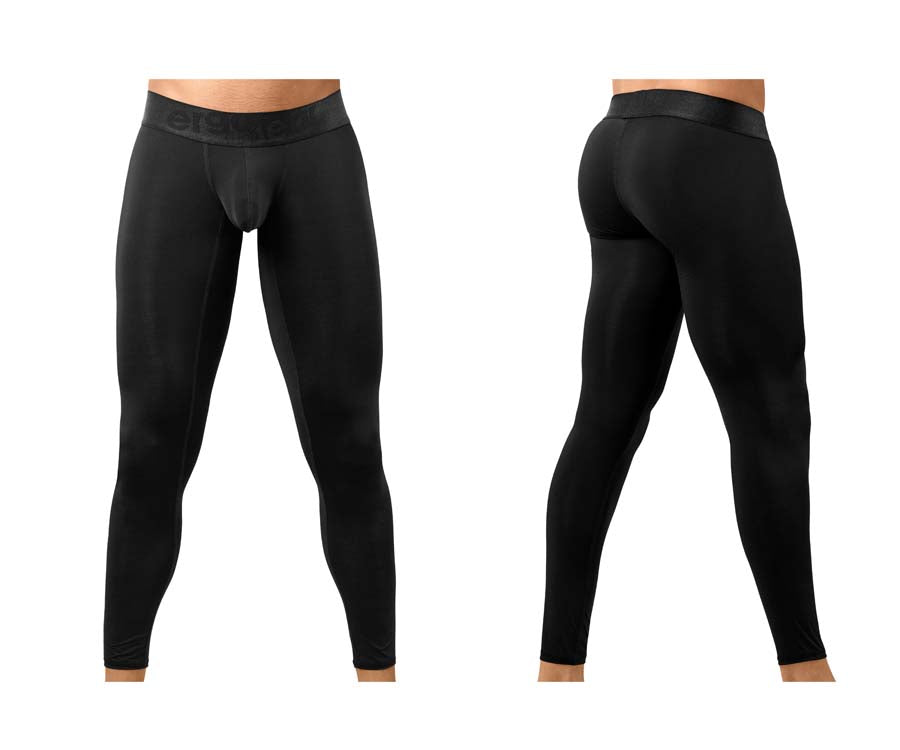 ErgoWear EW1784 MAX BOLD Male Athletic Leggings Black