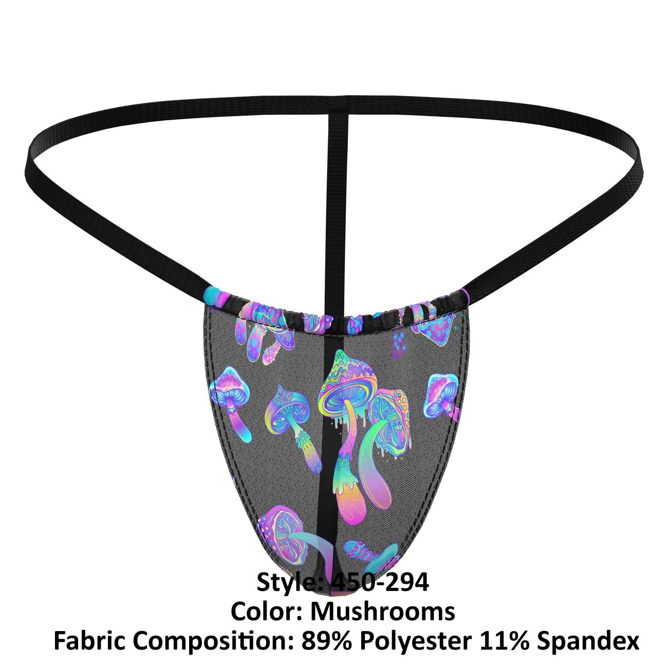 Male Power 450-294 Hazy Dayz Mens Sexy Posing Strap Mushrooms