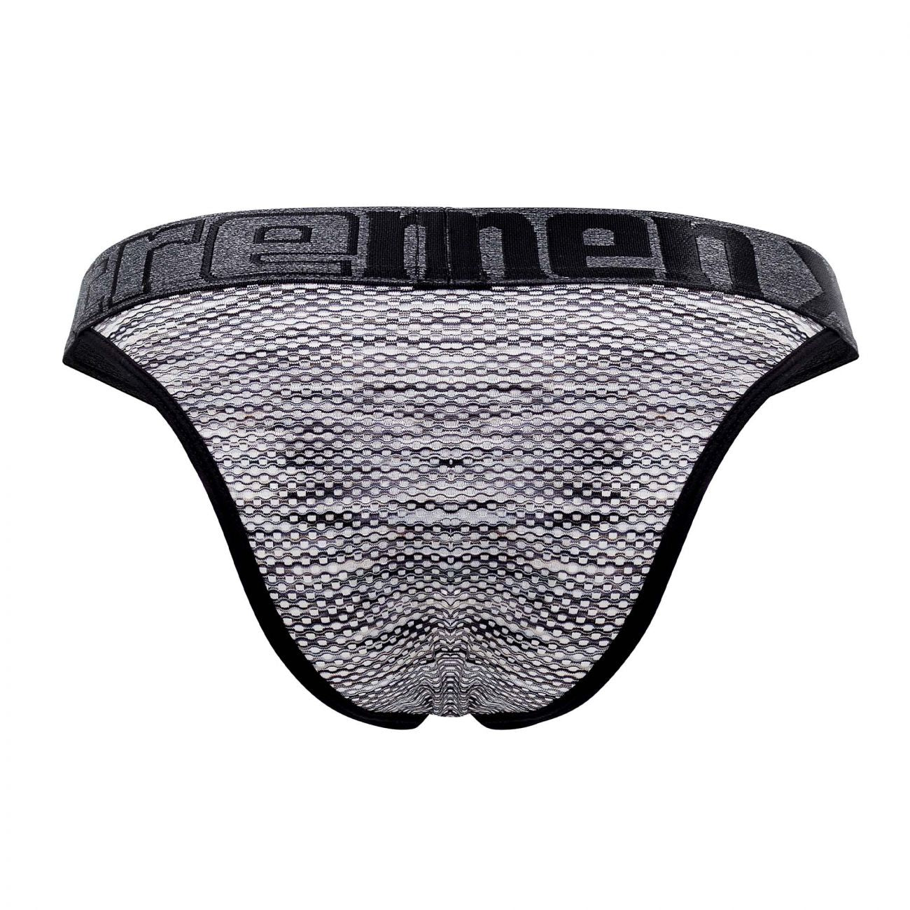 Xtremen 91098X Microfiber Mesh Bikini Black Plus Sizes