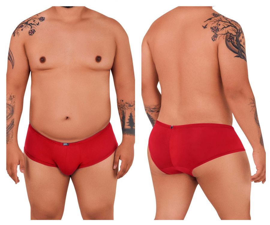 Xtremen 91103X Microfiber Trunks Red Plus Sizes