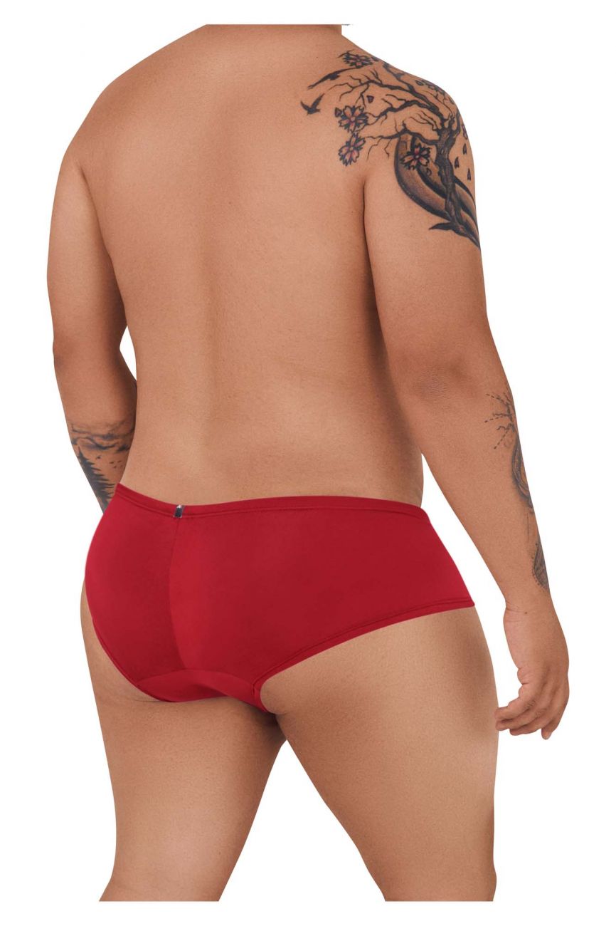 Xtremen 91103X Microfiber Trunks Red Plus Sizes