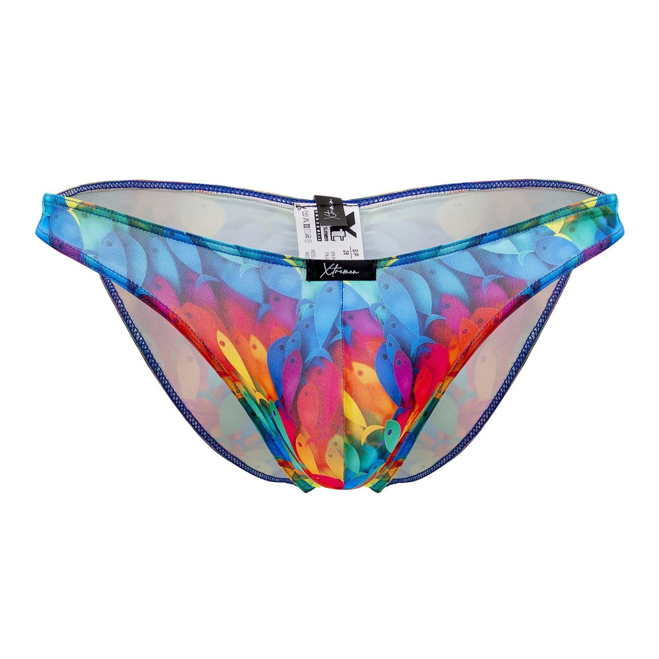 Xtremen 91145 Printed Microfiber Bikini Rainbow Fish