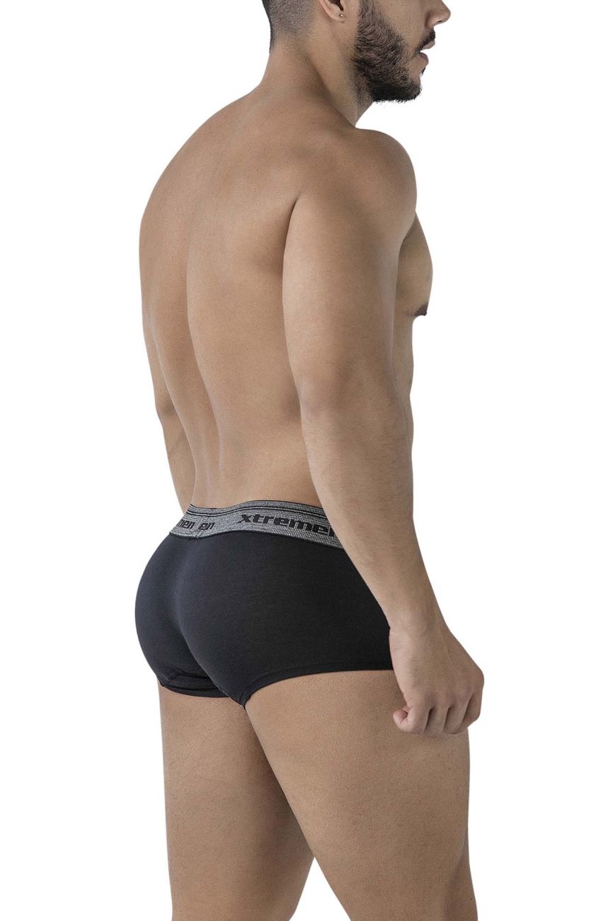 Xtremen 91205B Cotton Blend Trunks Black