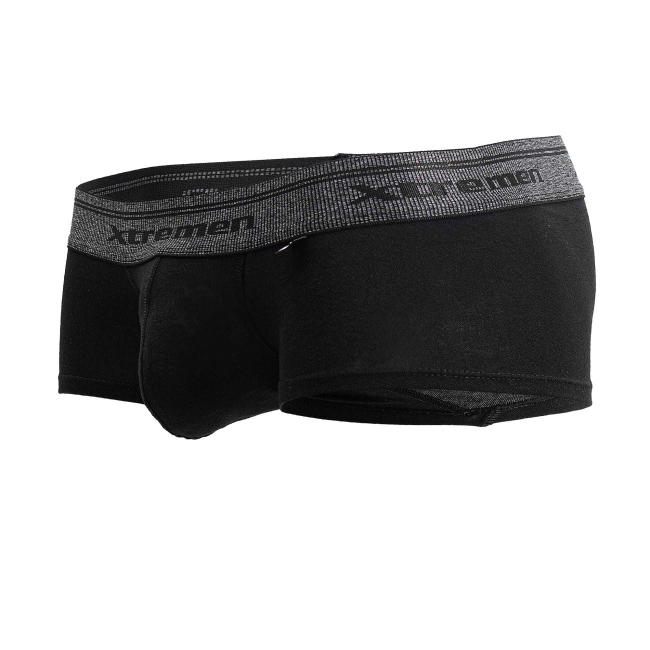 Xtremen 91205B Cotton Blend Trunks Black