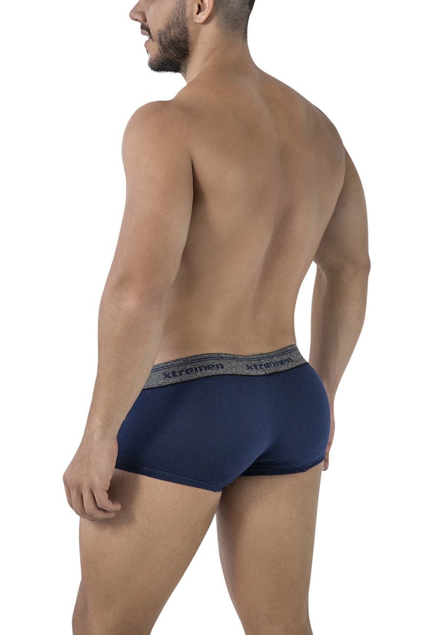Xtremen 91205B Cotton Blend Trunks Navy
