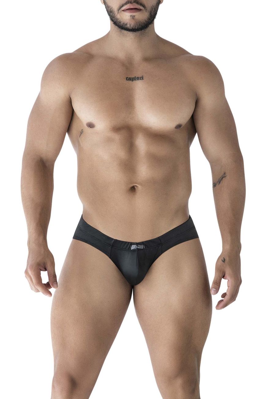 Xtremen 91207B Microfiber Mens Silky Briefs Black