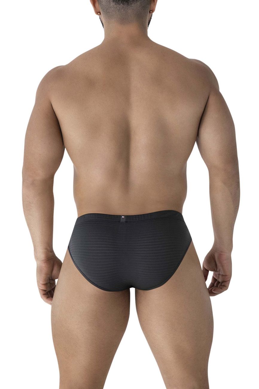 Xtremen 91210B Mens Soft Microfiber Briefs Black