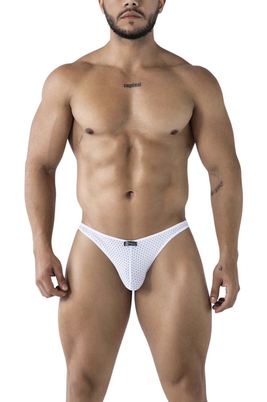 Xtremen 91215B Mens Silky Microfiber Bikini White