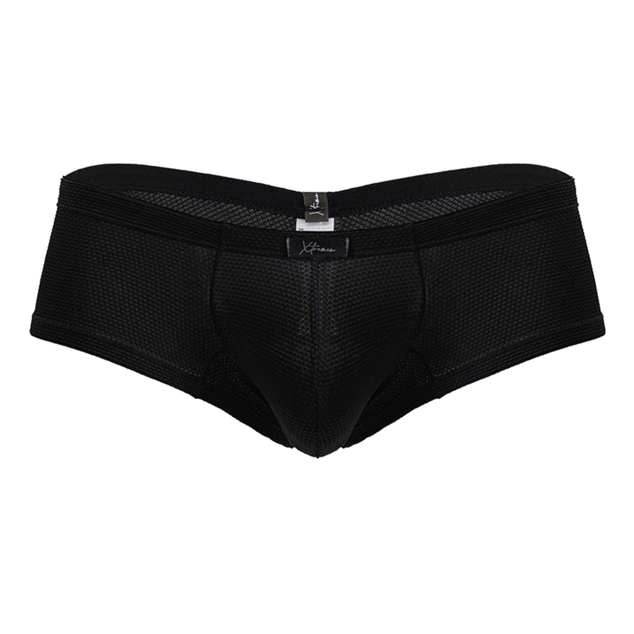 Xtremen 91225 Male Microfiber Modern & Sexy Trunks Black