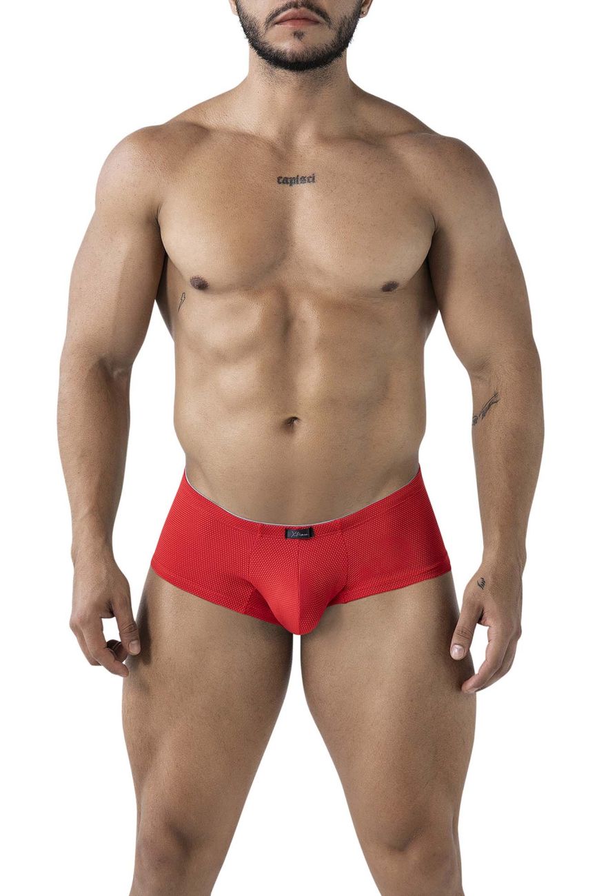 Xtremen 91225 Male Microfiber Modern & Sexy Trunks Red