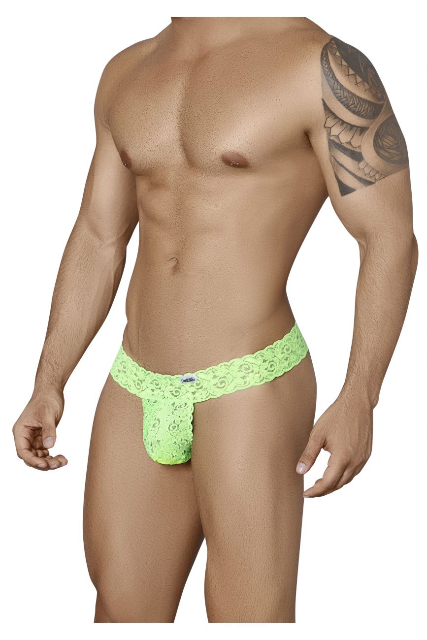 CandyMan 99315 Peek a Boo Thong Green