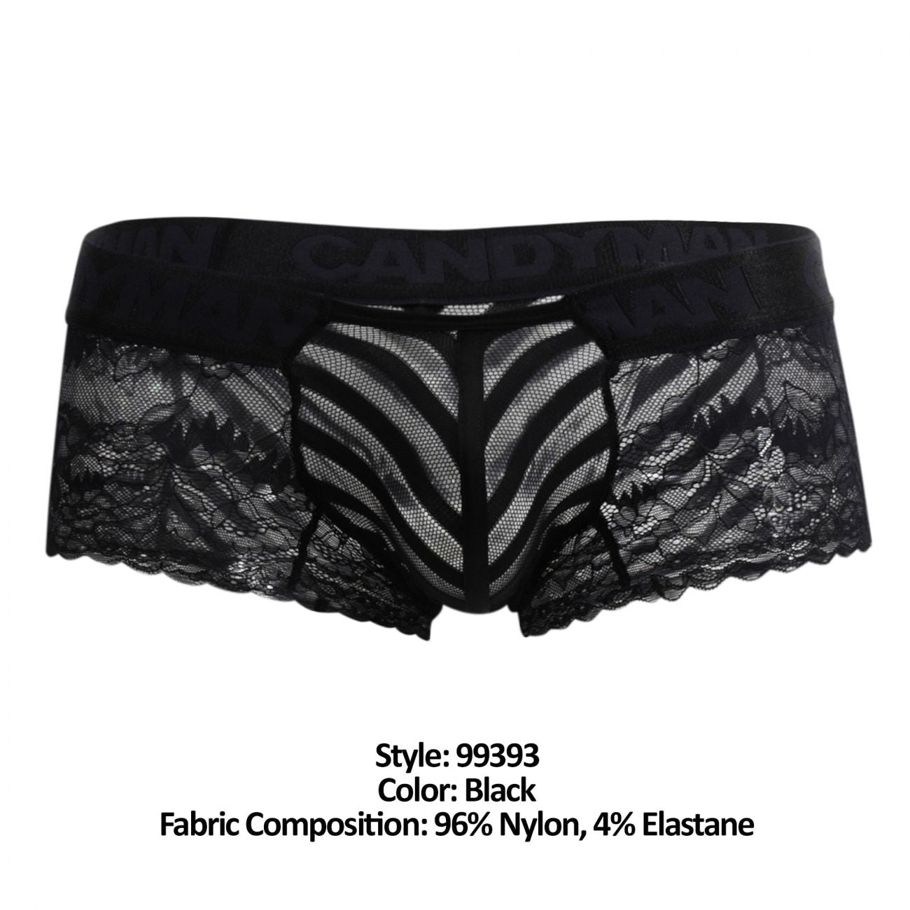 CandyMan 99393 Lace-Mesh Trunks
