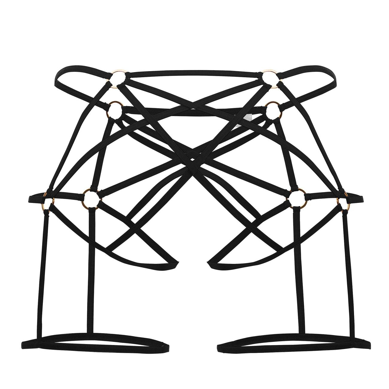 CandyMan 99646 Cage Jockstrap Black