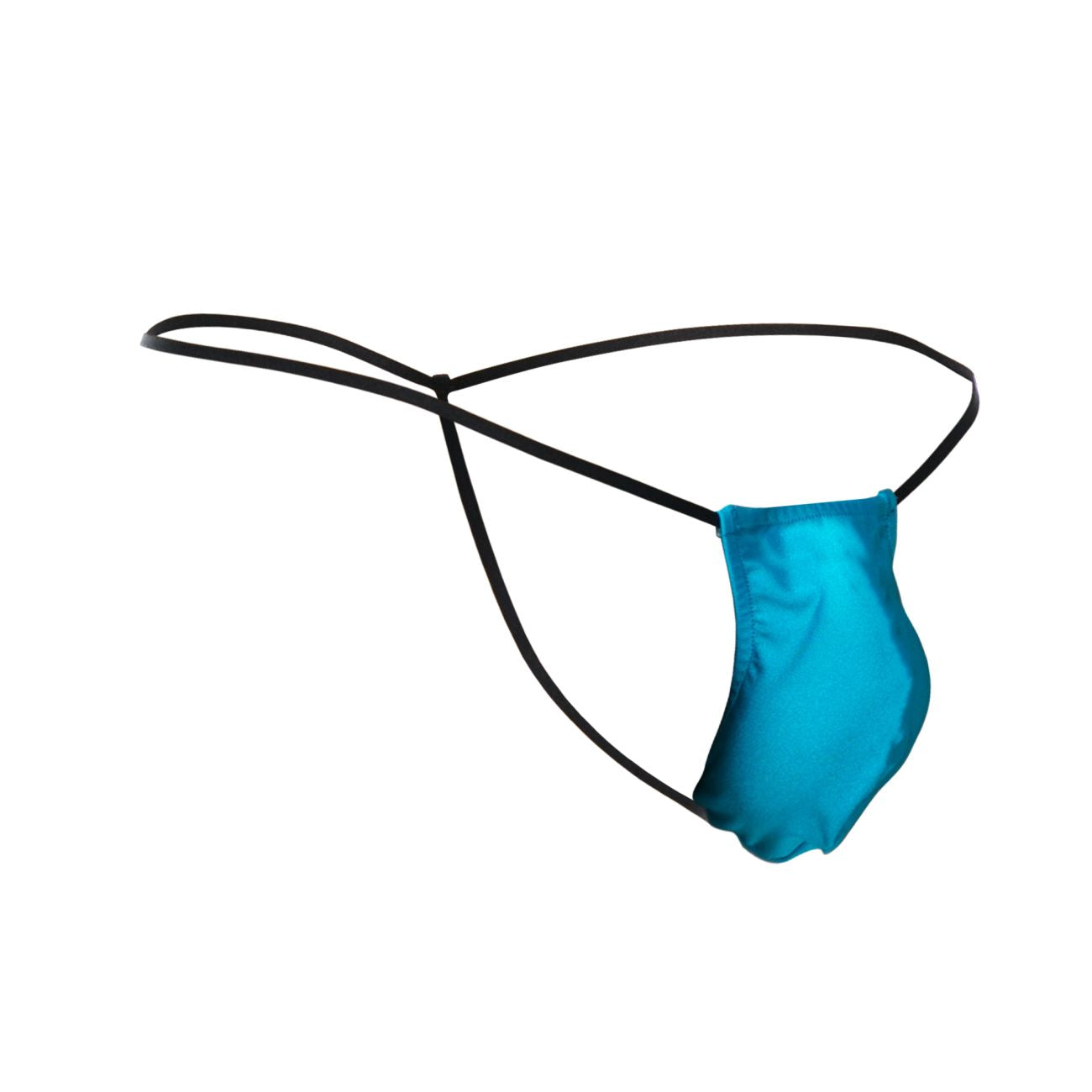 JUSTIN+SIMON XSJ02 Silky G-String Bulge Turquoise