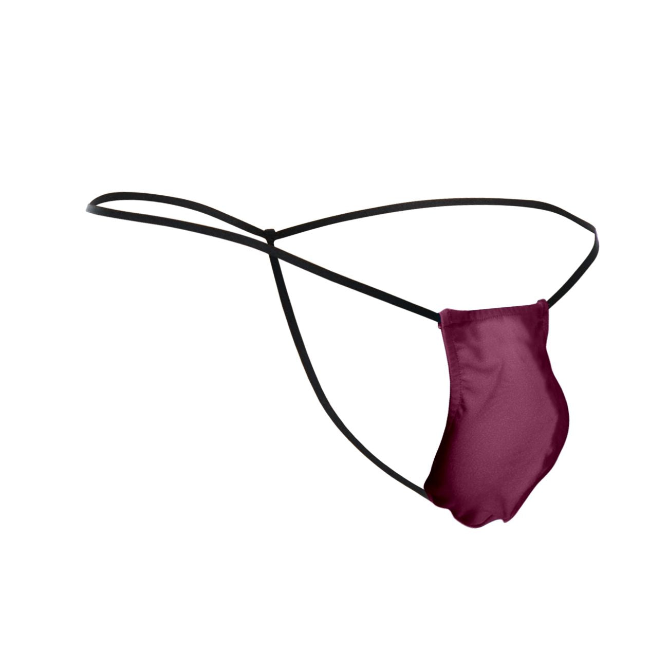 JUSTIN+SIMON XSJ02 Silky G-String Bulge Wine