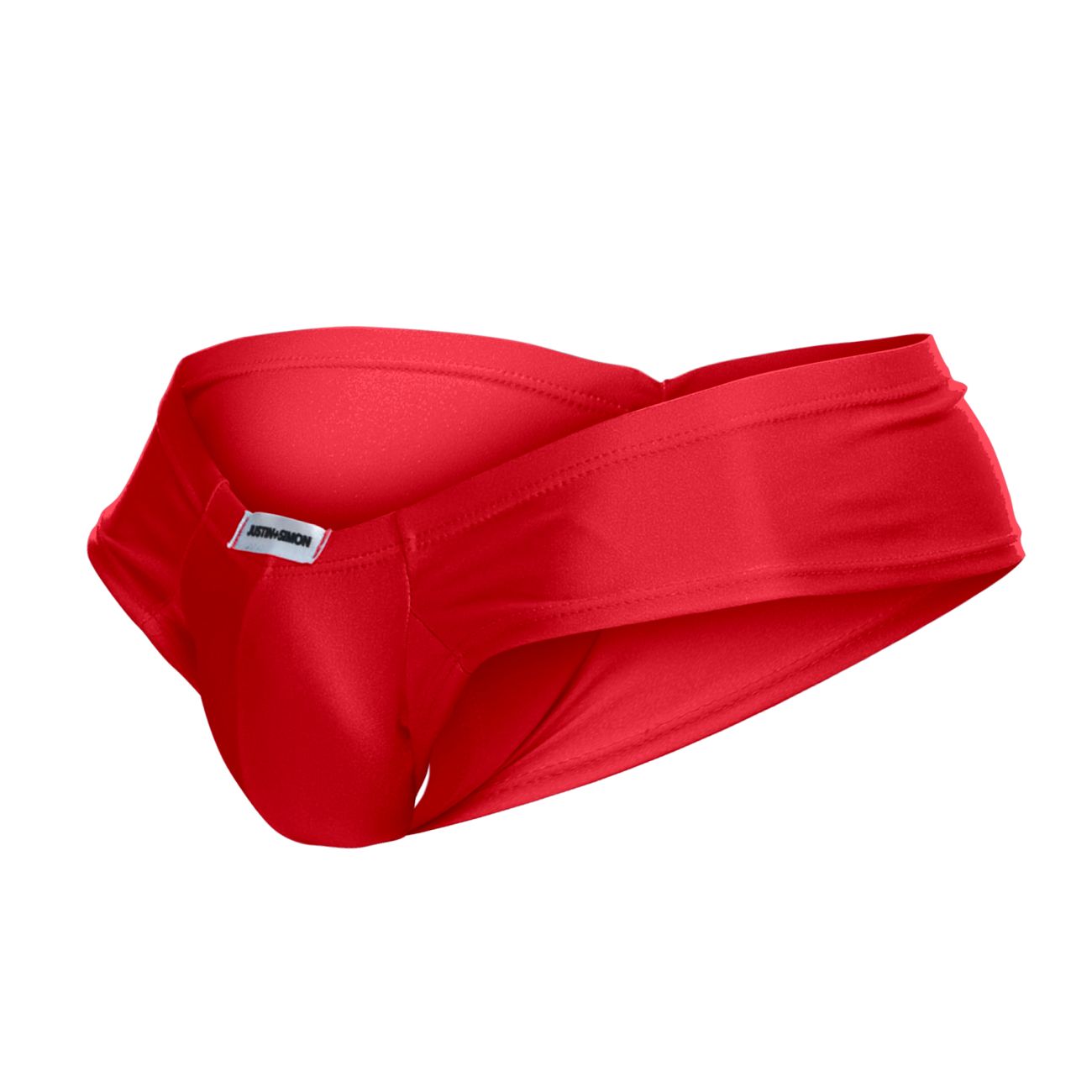 JUSTIN+SIMON XSJ22 Cheek Briefs Red Plus Sizes