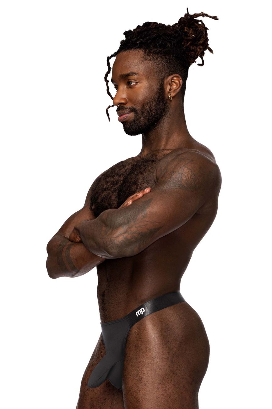 Male Power 462-281 Easy Breezy Thong Sleeve Black
