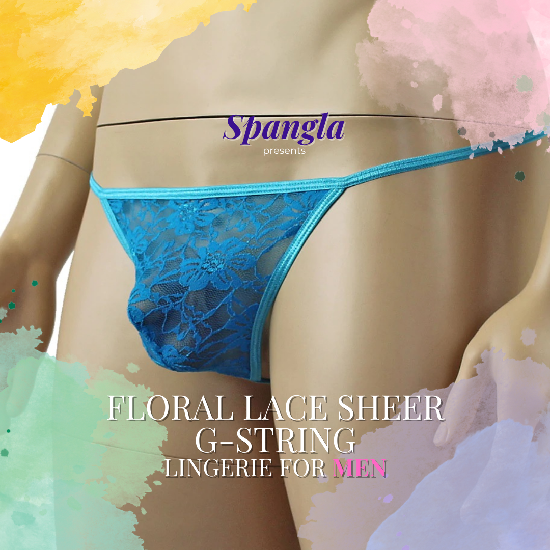 A Lace G-string Lingerie that Stuns with Elegance and Sex Appeal as Presented by Spangla