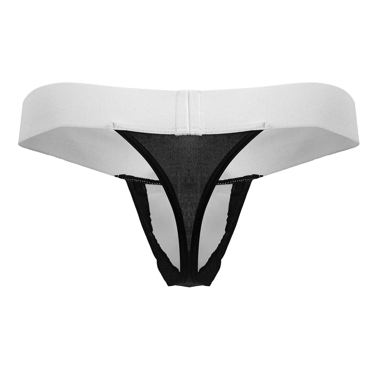 CandyMan 99846 Mens Costume Tuxedo Thongs Black & White