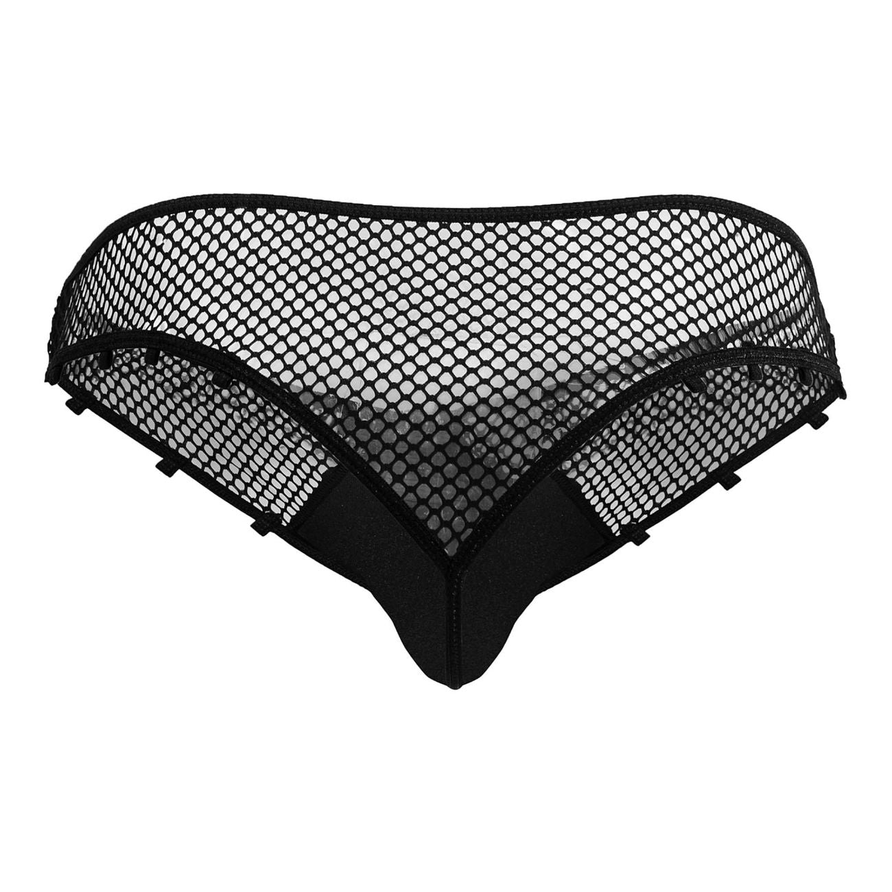 CandyMan 99860 Mens Sexy Fishnet Thong Black