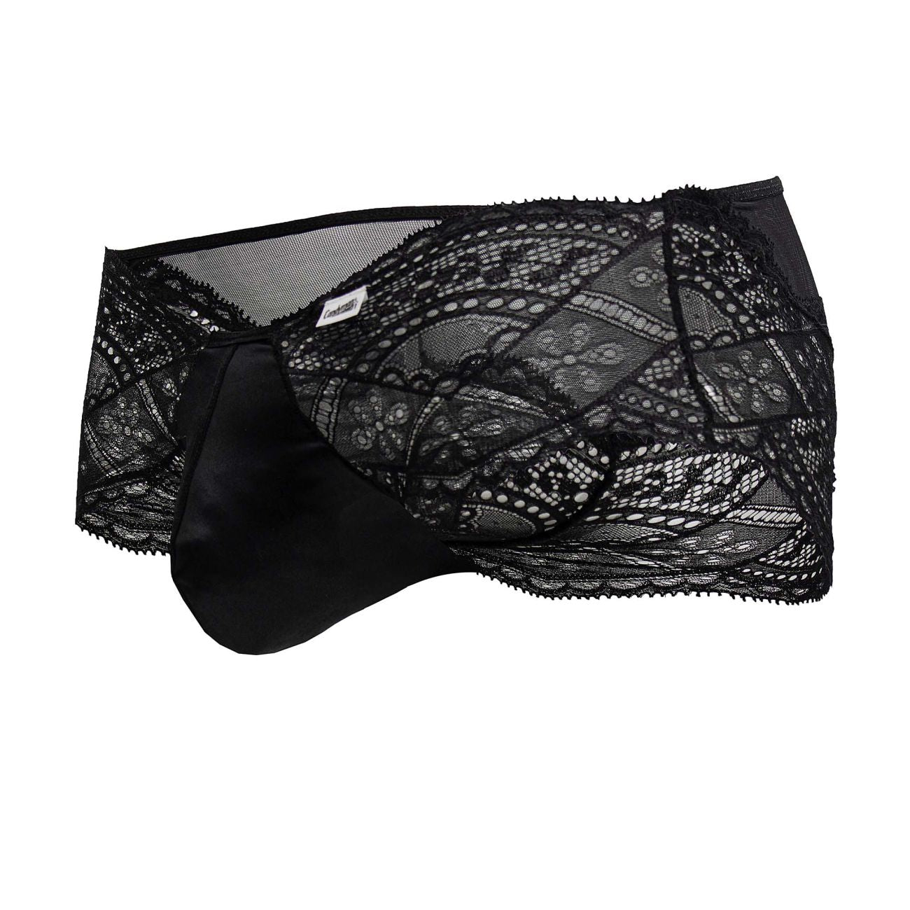 CandyMan 99863 Mens Sexy Lace Briefs Panty Black