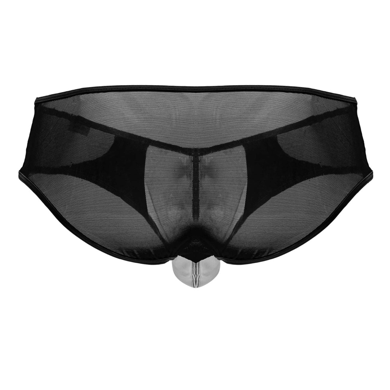 CandyMan 99919 Male Tuxedo Briefs with Bow Black-White
