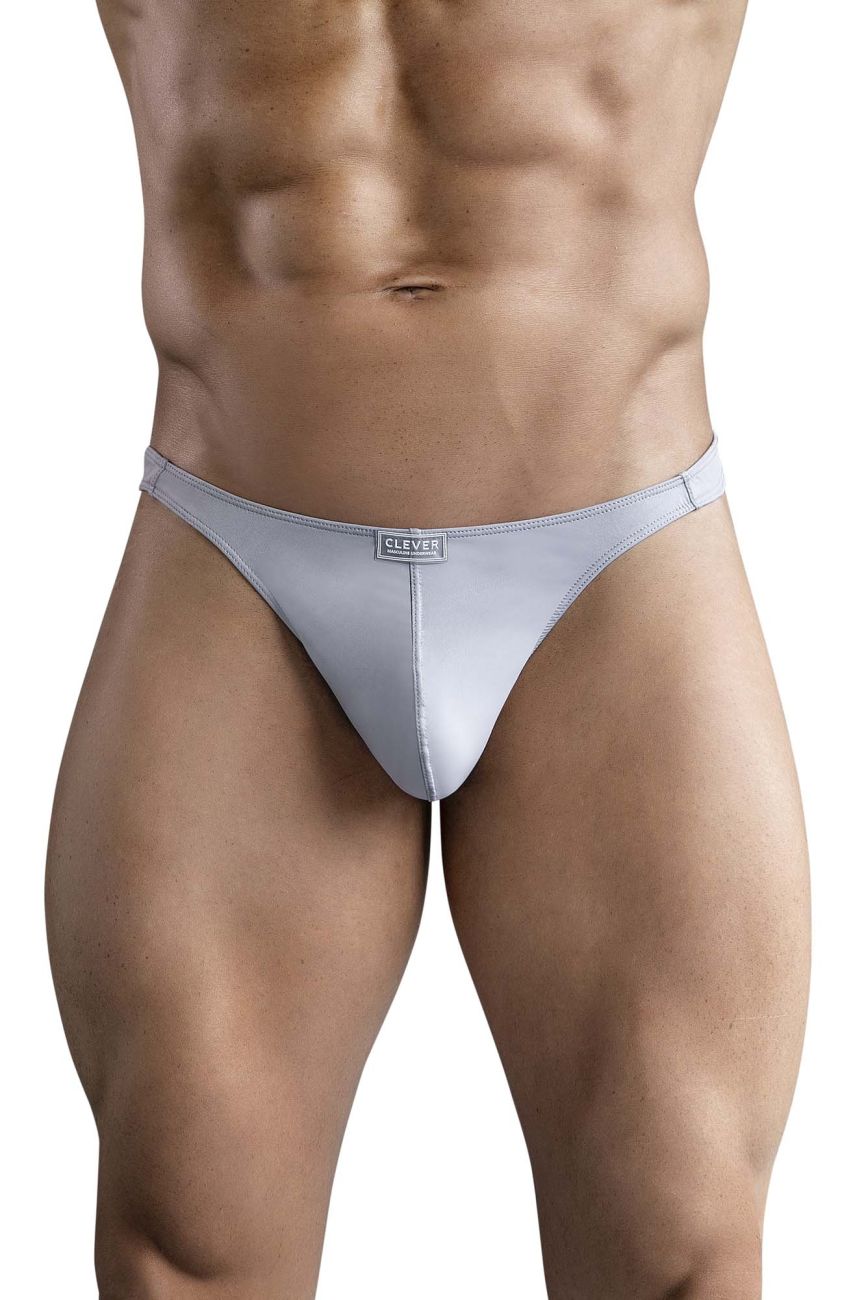 Clever 1745 Optimo Mens Sleek Soft Thong Gray
