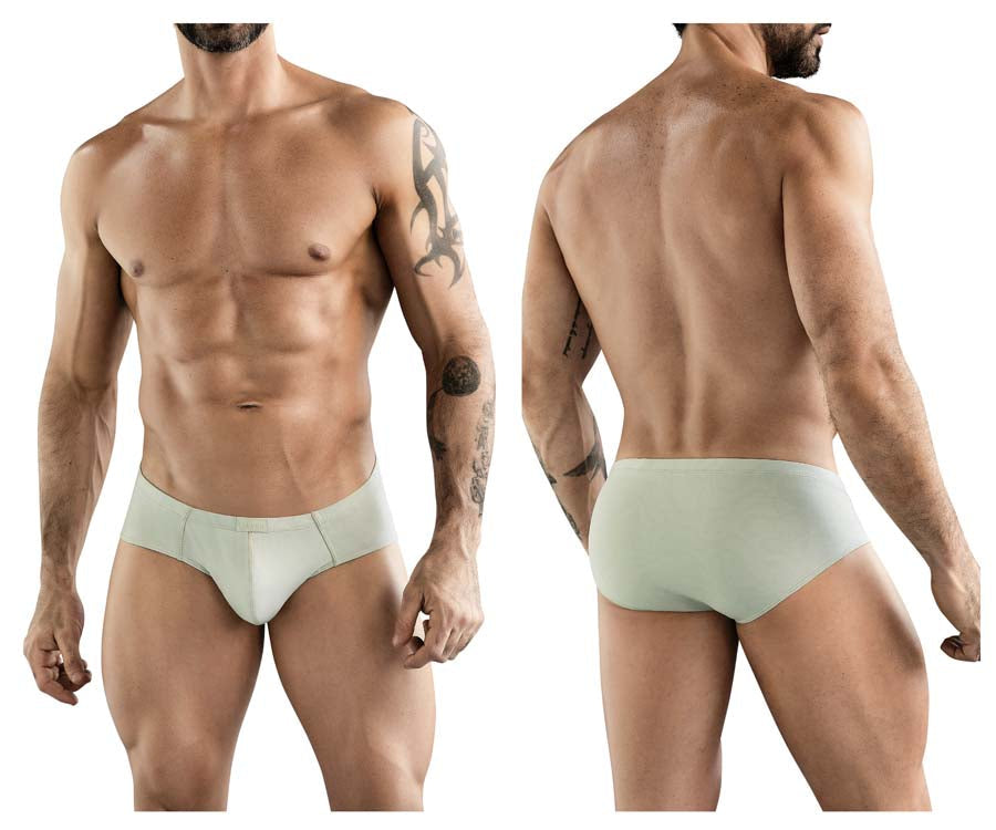 Clever 1781 Maya Mens Minimalist Look Briefs Beige