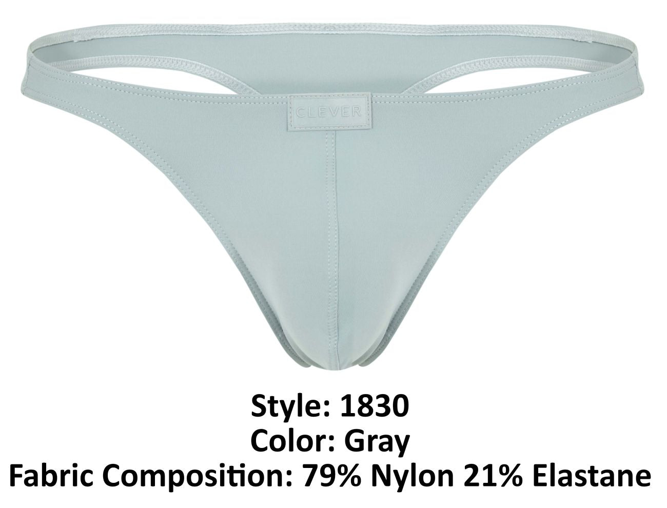 Clever 1830 Desirable Mens Barley There Thongs Gray