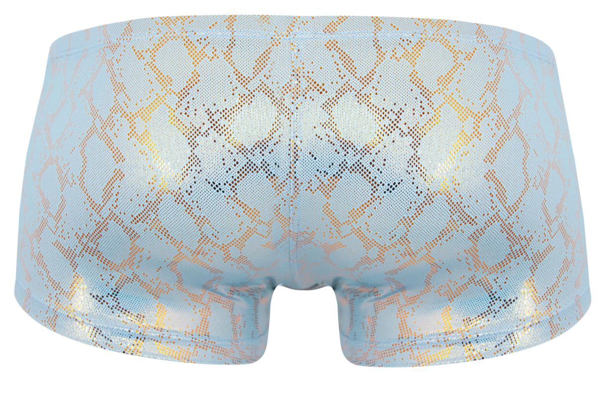 Clever 2061 Mens Diamond Metallic Trunks Blue
