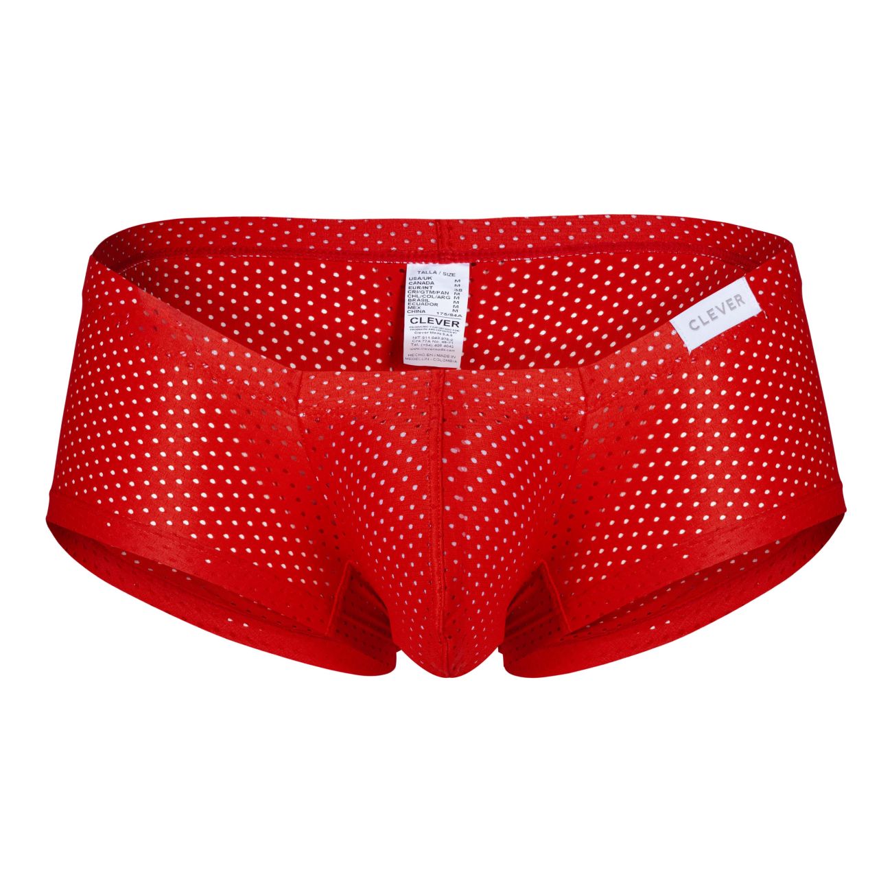 Clever 3 PK 229947 Australian Latin Trunks Black-Red-Blue