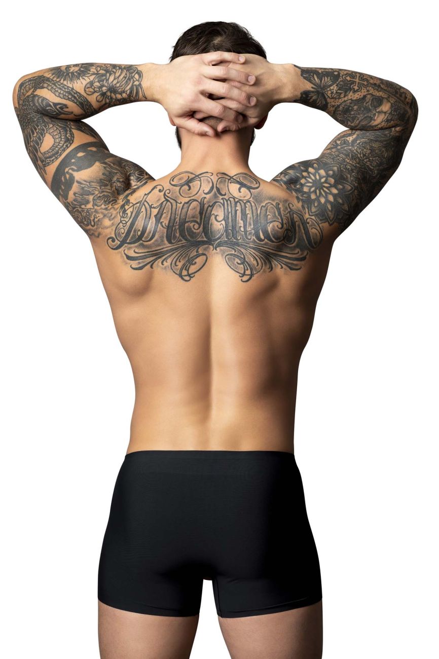 Male Power 154-300 Mens Hot Mesh Pouch Short Black-Red