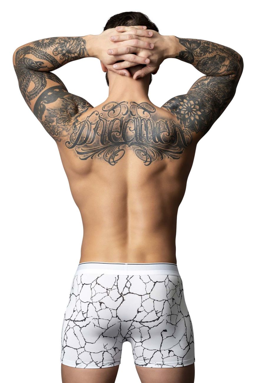 Male Power 160-299 Soo Cumfy Male Boxer Brief White-Black