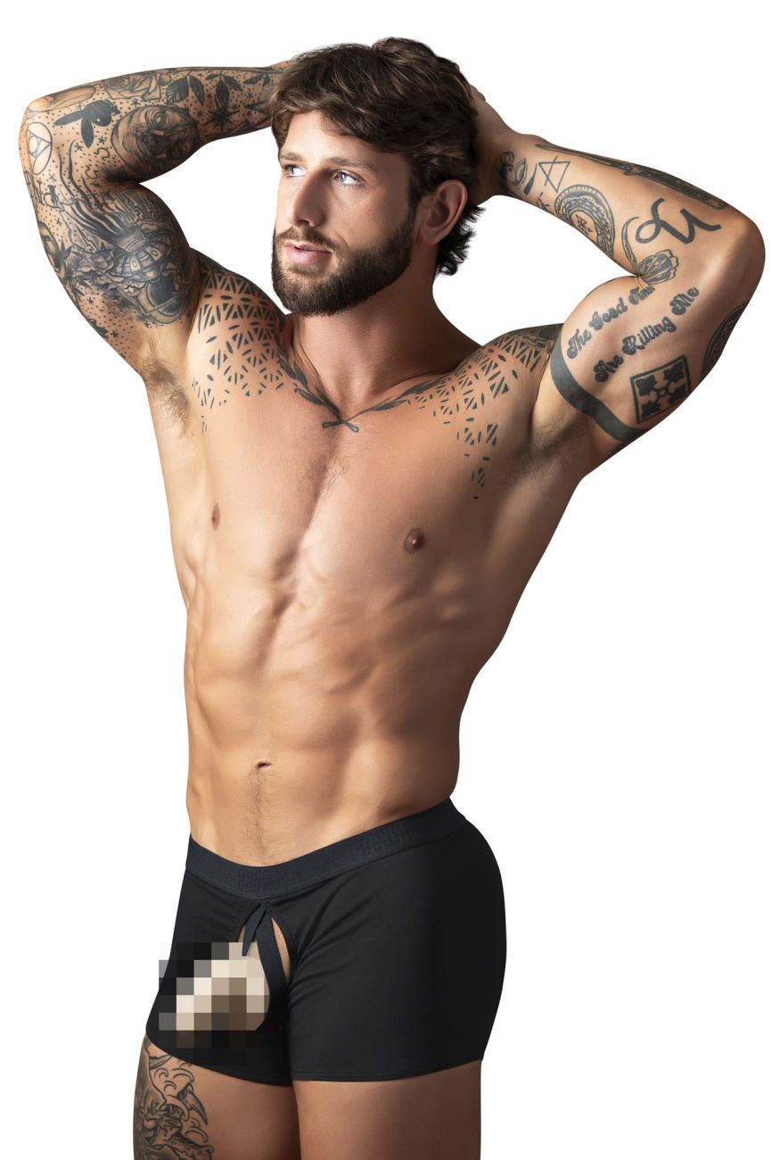 Male Power 162-304 Male Open Ended Moonshine Short Black