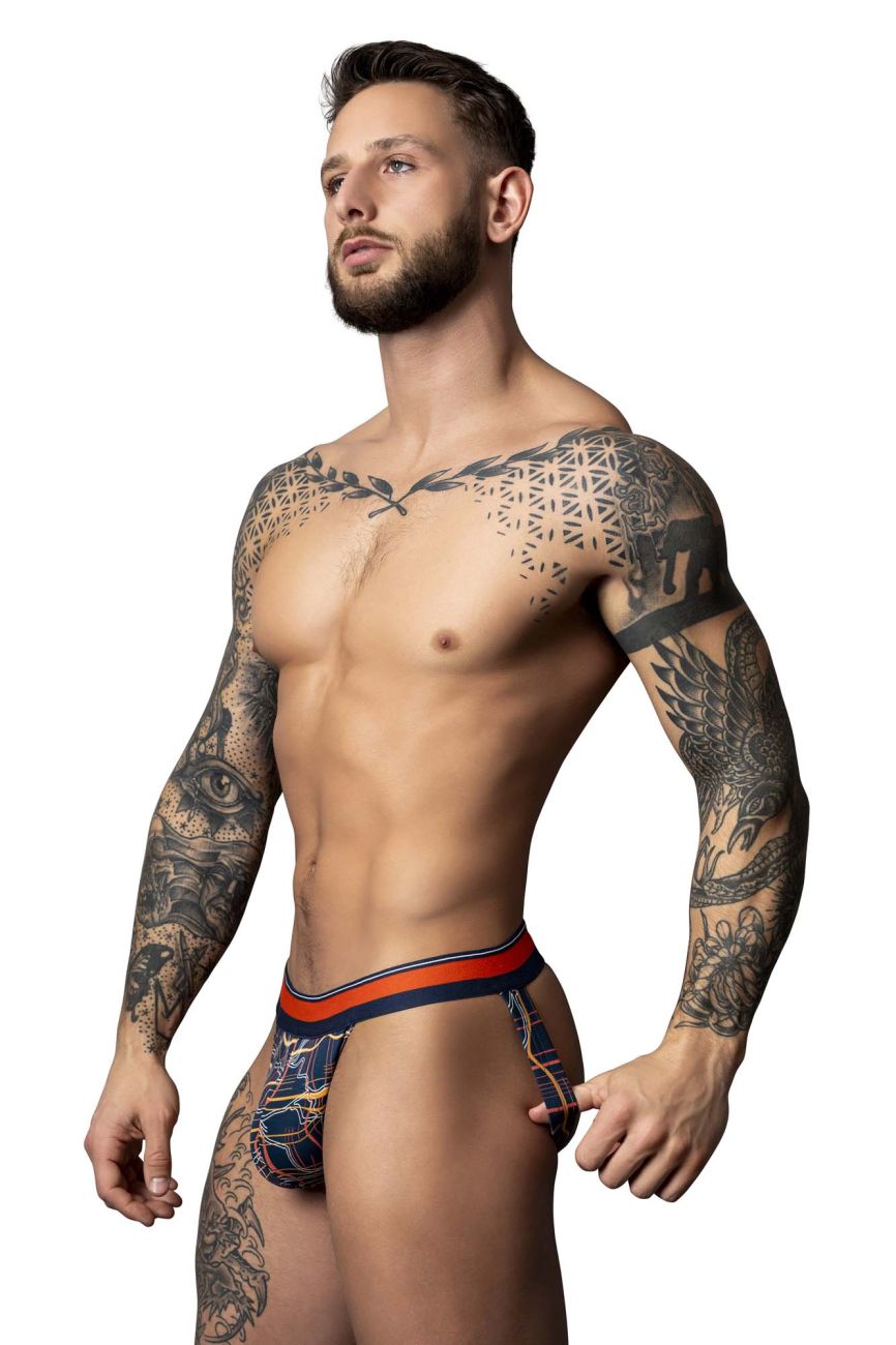 Male Power 349-299 Soo Cumfy Male Jock Navy-Orange