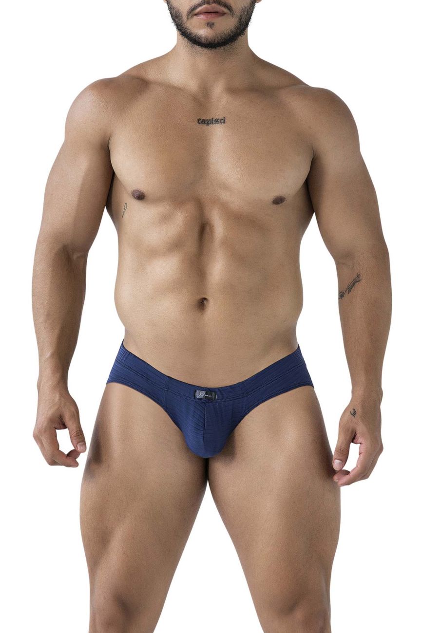 Xtremen 91210B Mens Soft Microfiber Briefs Navy