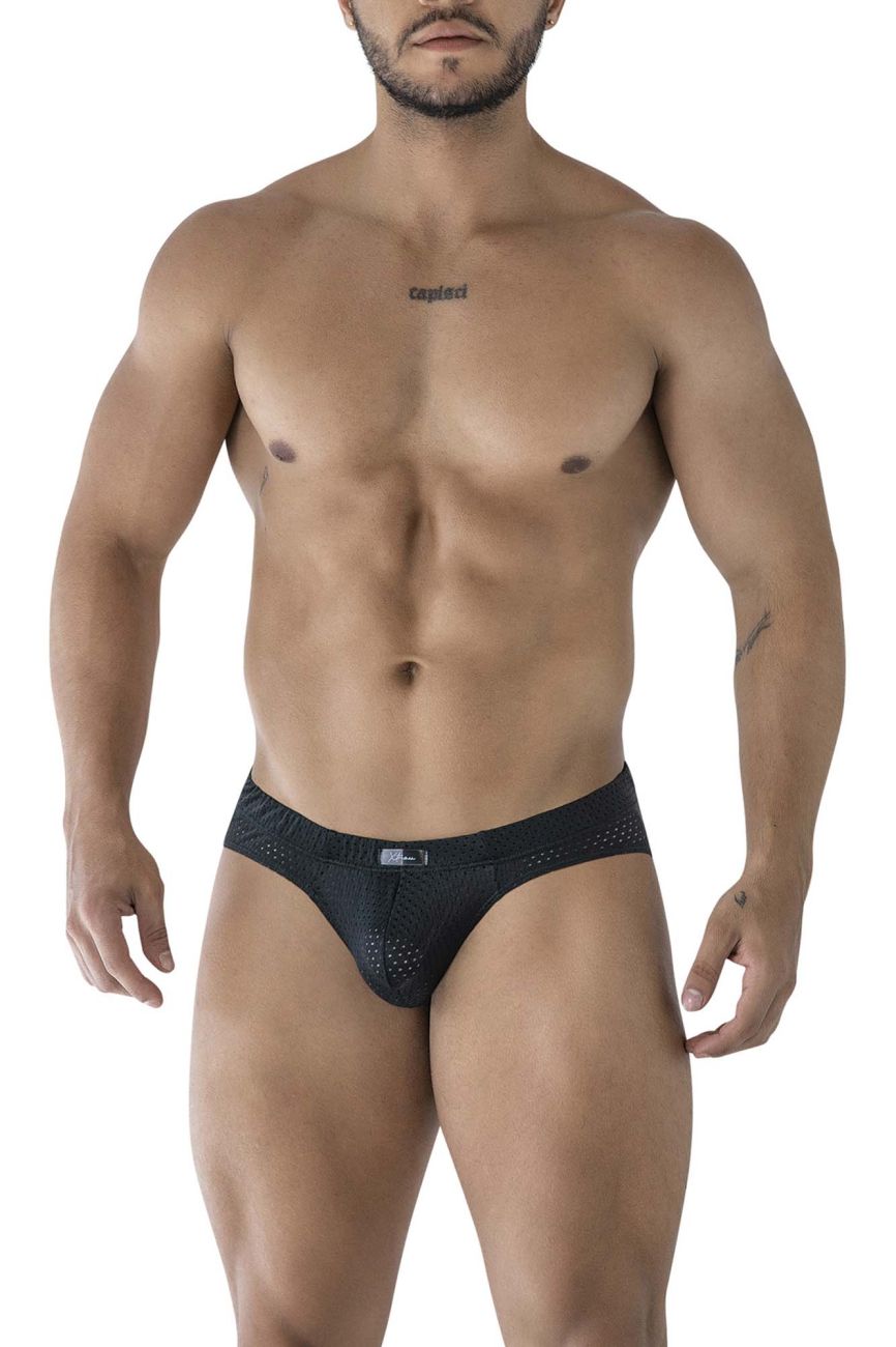 Xtremen 91213B MenSilky Microfiber Briefs Black