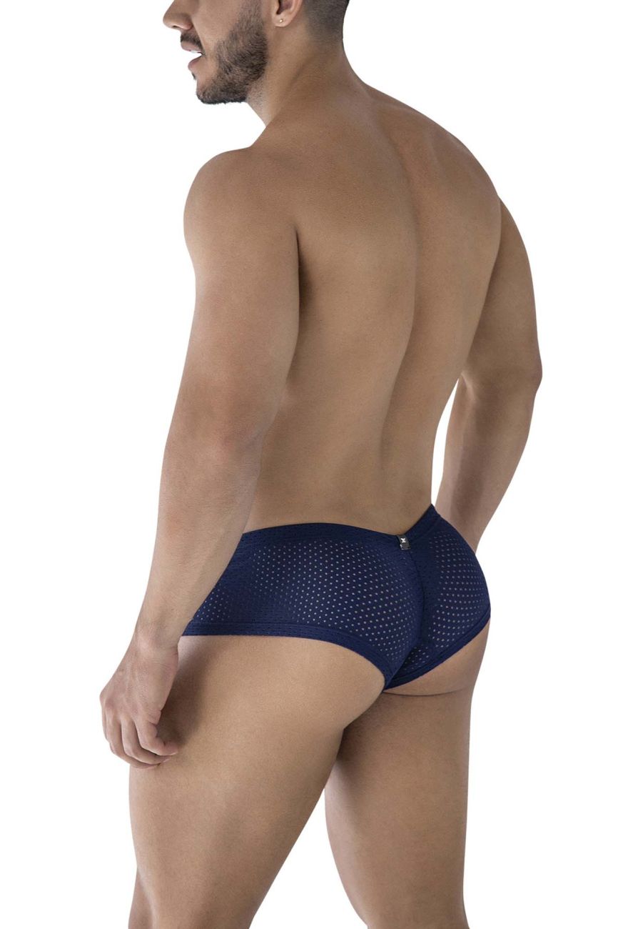 Xtremen 91216B Mens Silky Microfiber Underwear Trunks Dark Blue