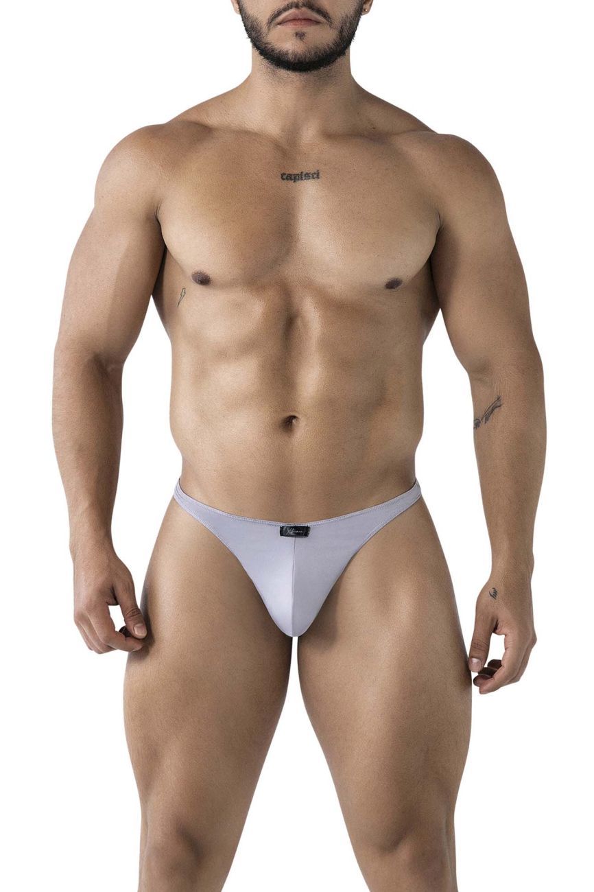 Xtremen 91217 Mens Pastel Coloured Microfiber Thongs Gray