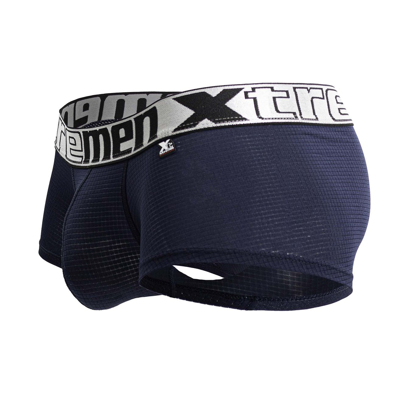 Xtremen 91222 Microfiber Mens Underwear Trunks Navy
