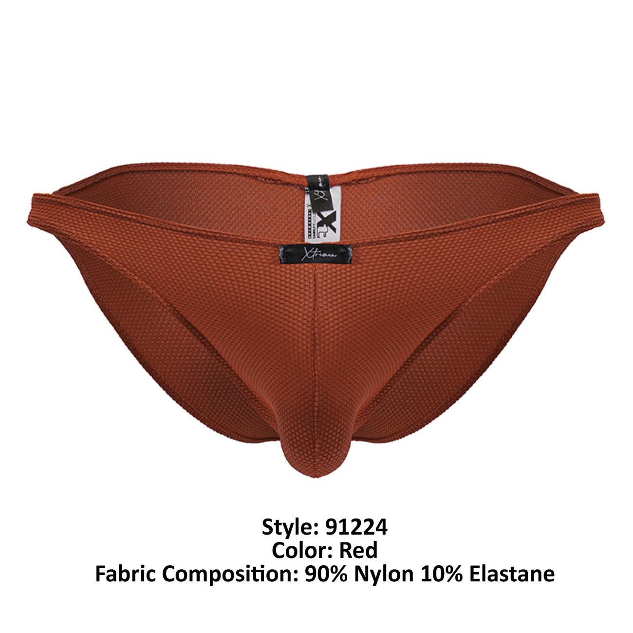 Xtremen 91224 Male Microfiber Modern & Sexy Bikini Red