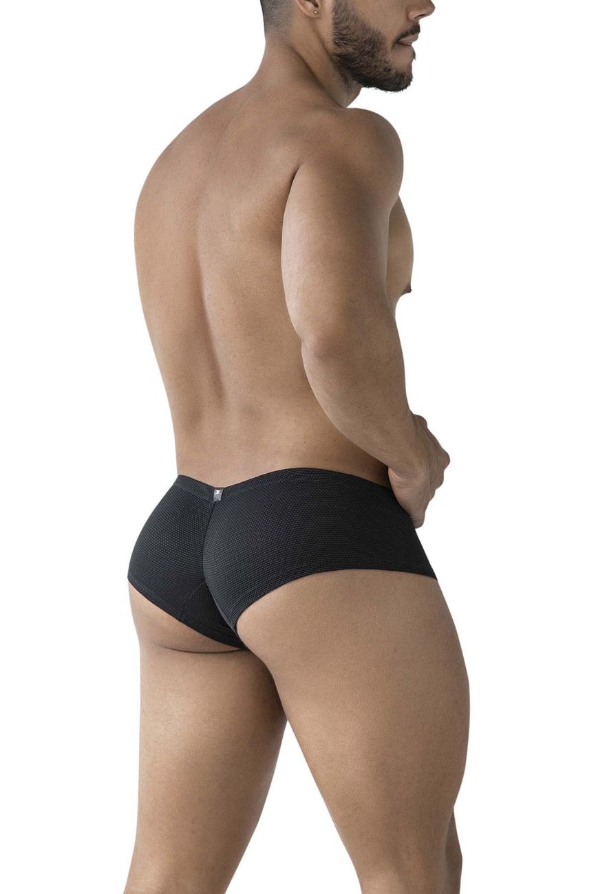 Xtremen 91225 Male Microfiber Modern & Sexy Trunks Black